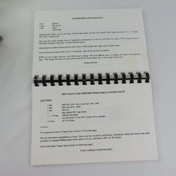 O.T. Cooks Recipe Cookbook Occupational Therapy New York University Class 1996 - Picture 7 of 10